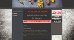 Desktop Screenshot of chilihouse-schwaan.de